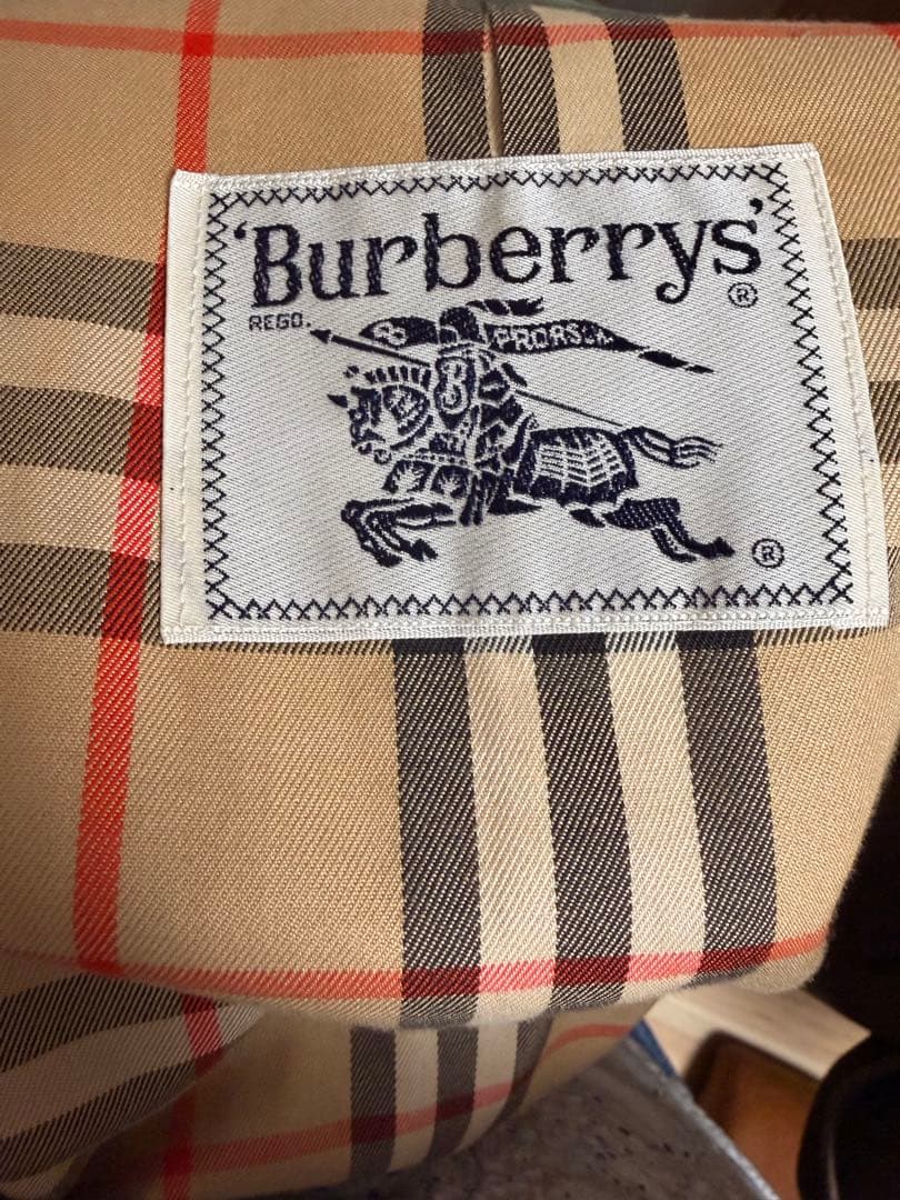 BURBERRY ステンカラーコート 玉虫色 11AB3 ヴィンテージ