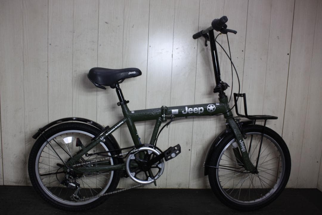 ジ*ィ様 人気！JEEP 20インチ シマノ6段 折り畳み自転車