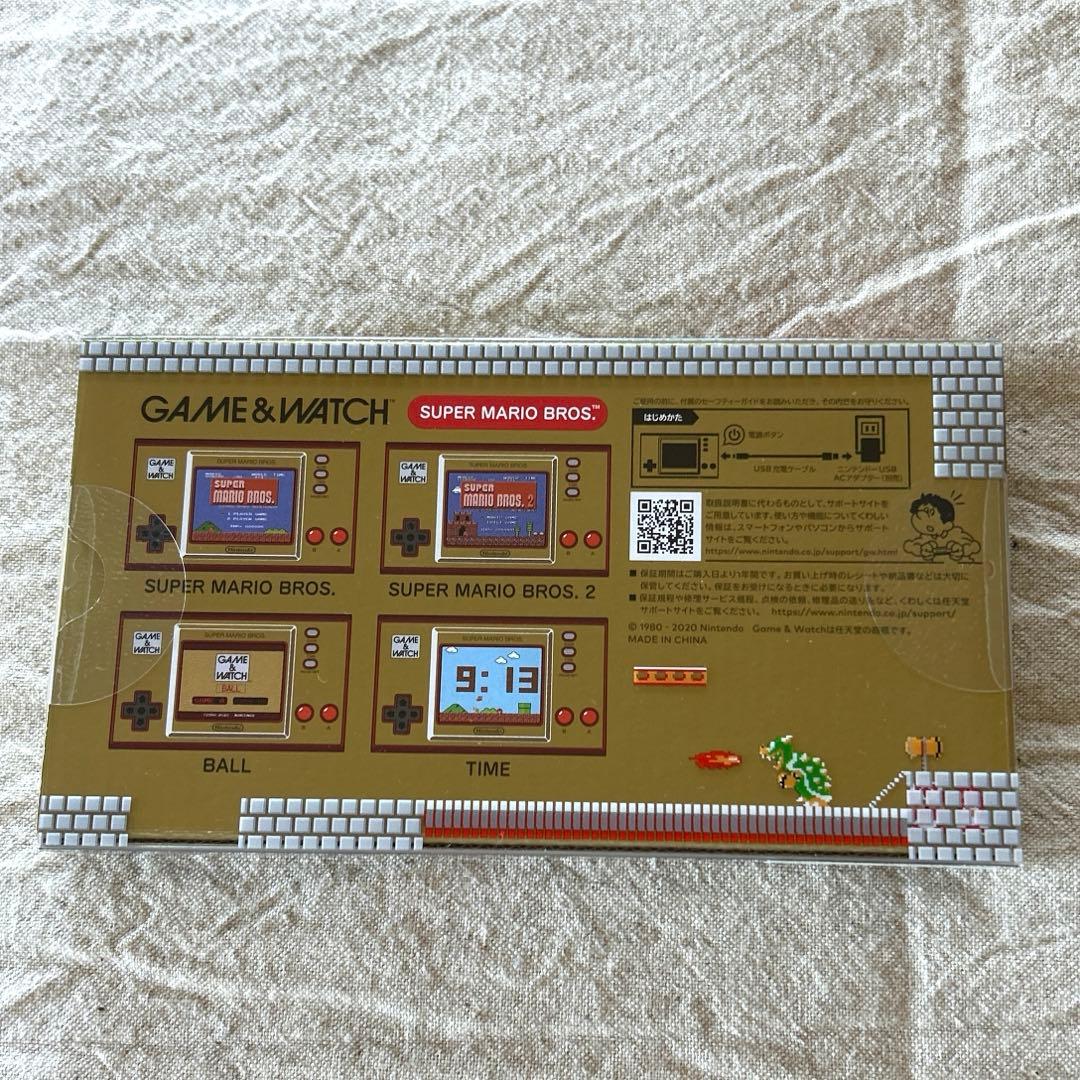 【新品未開封】ゲーム&ウォッチ スーパーマリオブラザーズ Amazon限定特典付