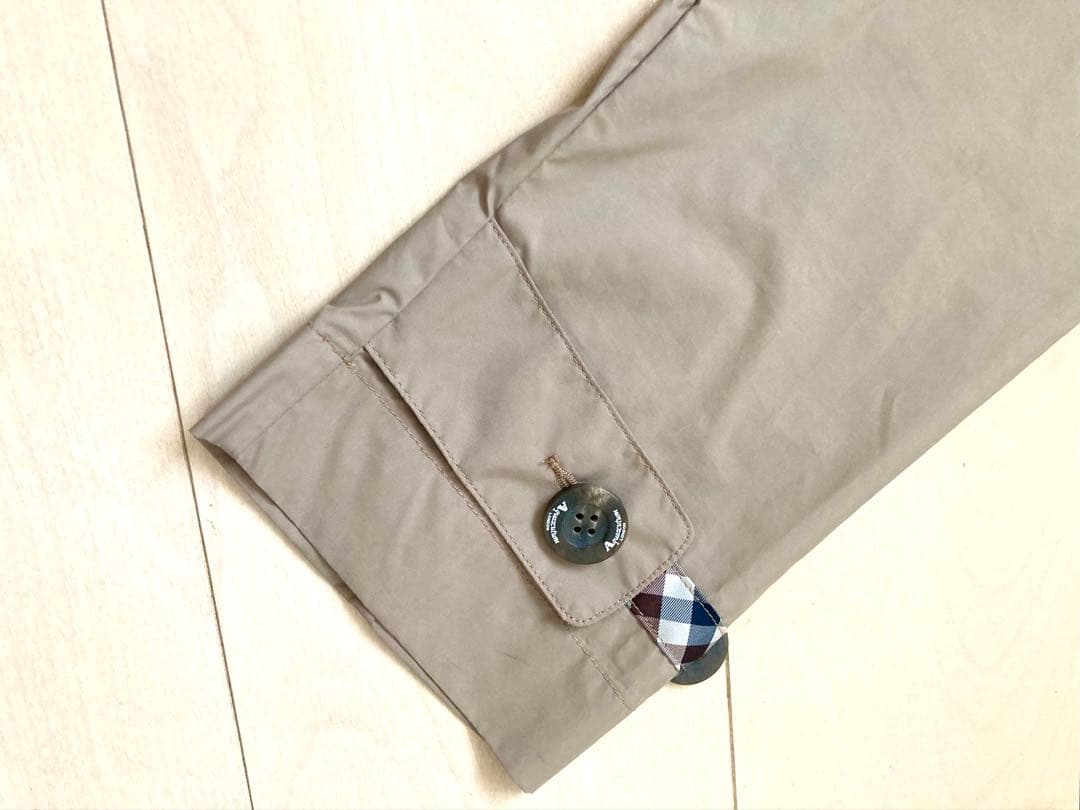 Aquascutum LONDON ステンカラーコート ベージュ M〜L 春