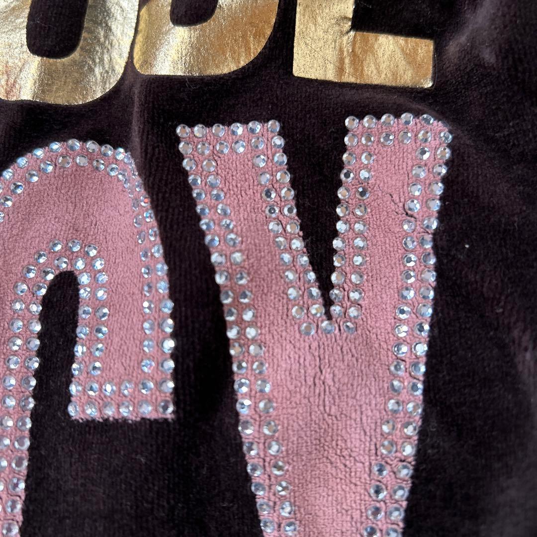【新品未使用】Juicy Couture フード付きルームウェア ダークブラウン