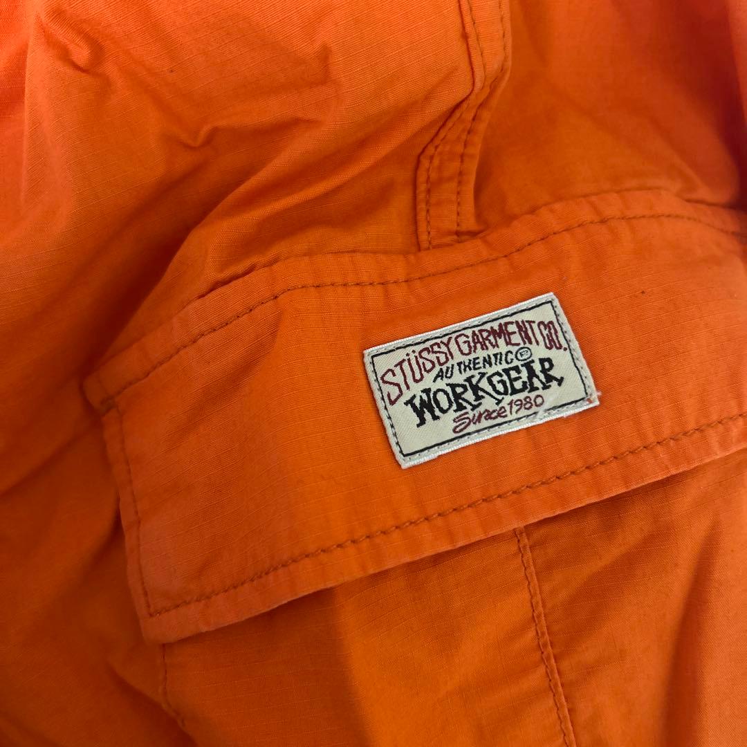 Stussy オレンジ カーゴパンツ L