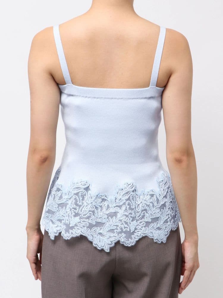 【新品】ラグナムーン　レースペプラムニットアンサンブル