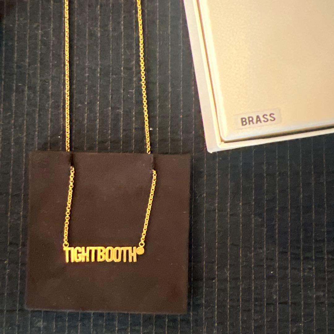新品未使用TIGHTBOOTH ゴールド ネックレスBRASS真鍮
