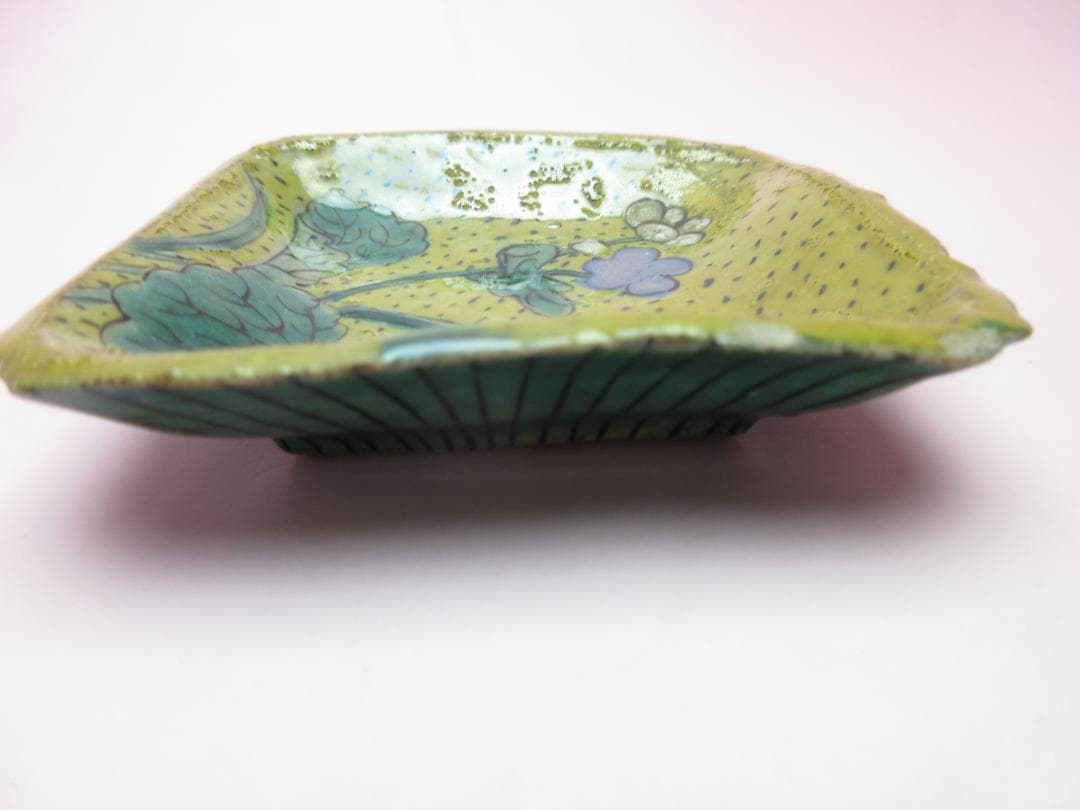 時代 豆皿 赤絵 青手 染付 3枚セット　71017