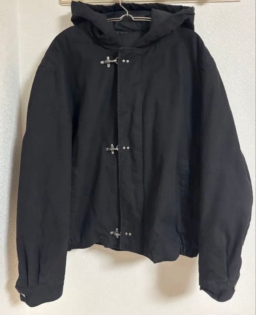 ￼ 【完売品　L】ZARA トグル ファイヤーマン ジャケットフード付き