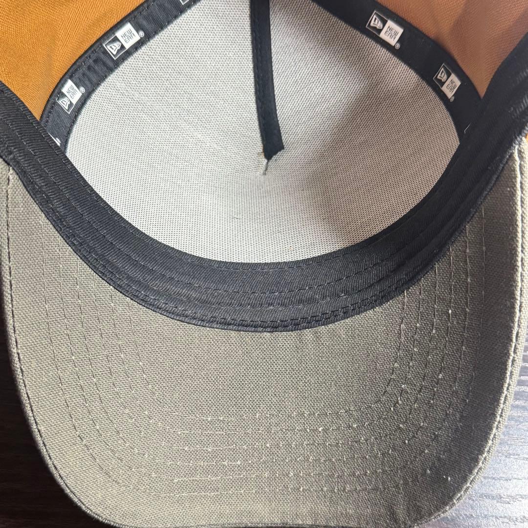 超美品✨XLARGE×NEW ERA キャップ スナップバック キャメルオリーブ