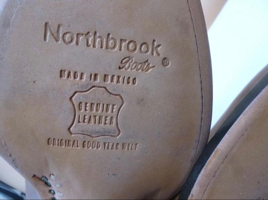 Northbrook　ウエスタンブーツ ブラウン レザー　サン191