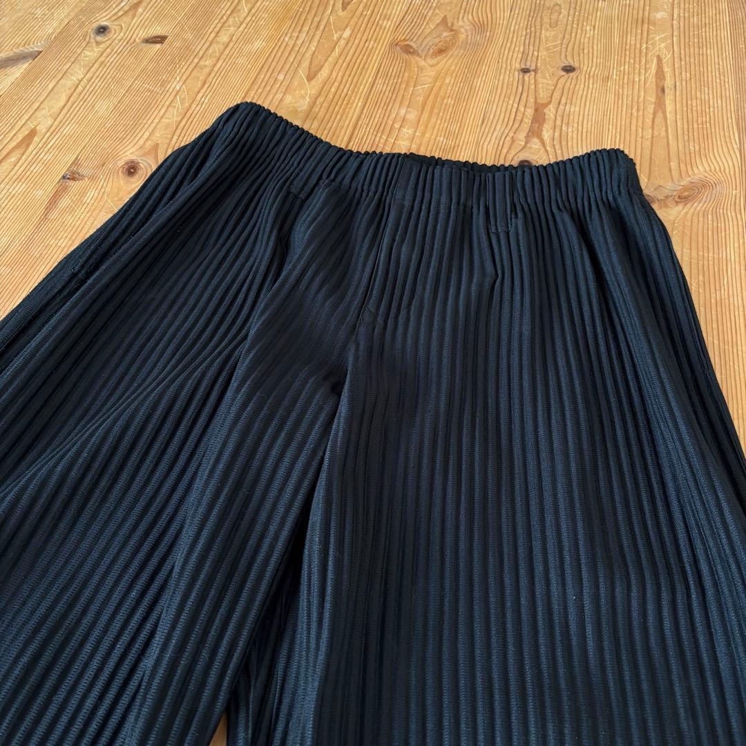 HOMME PLISSE ISSEY MIYAKE 定番 パンツ ブラック