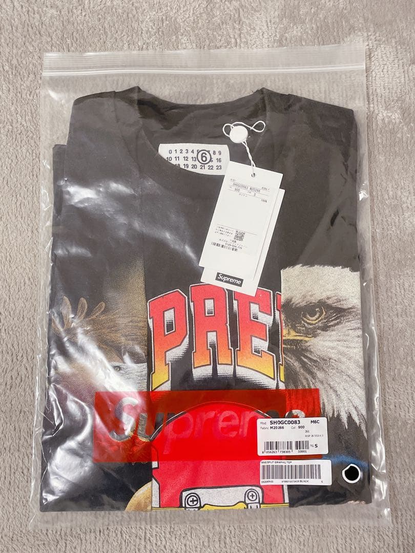 Supreme MM6 Maison Margiela Split S/S 黒
