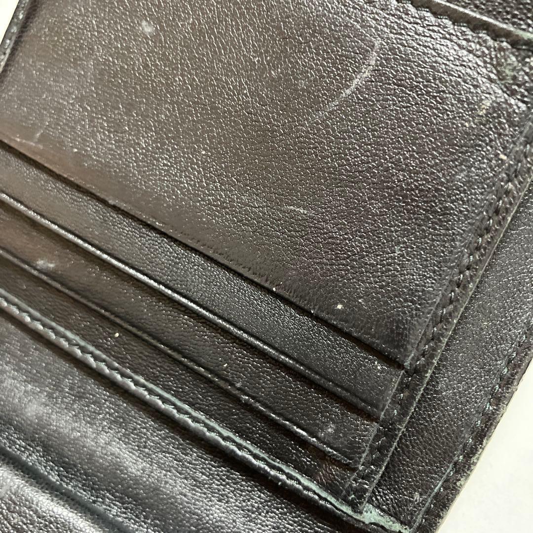 PRADA ブラック 三つ折り財布 レザー