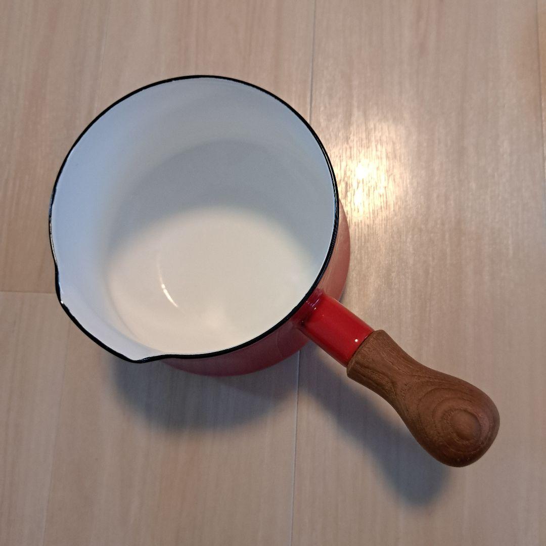 DANSK Købenstyle 赤いホーロー片手鍋