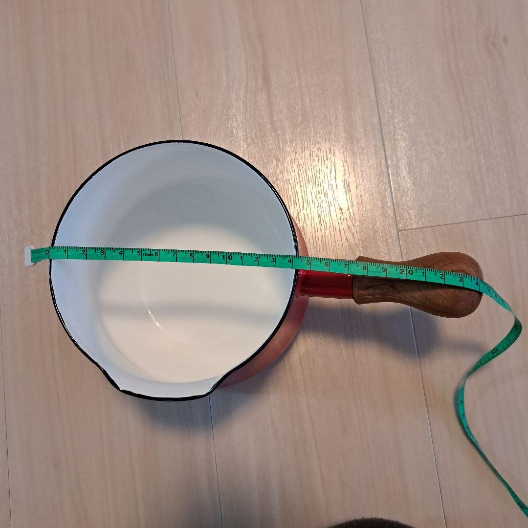 DANSK Købenstyle 赤いホーロー片手鍋