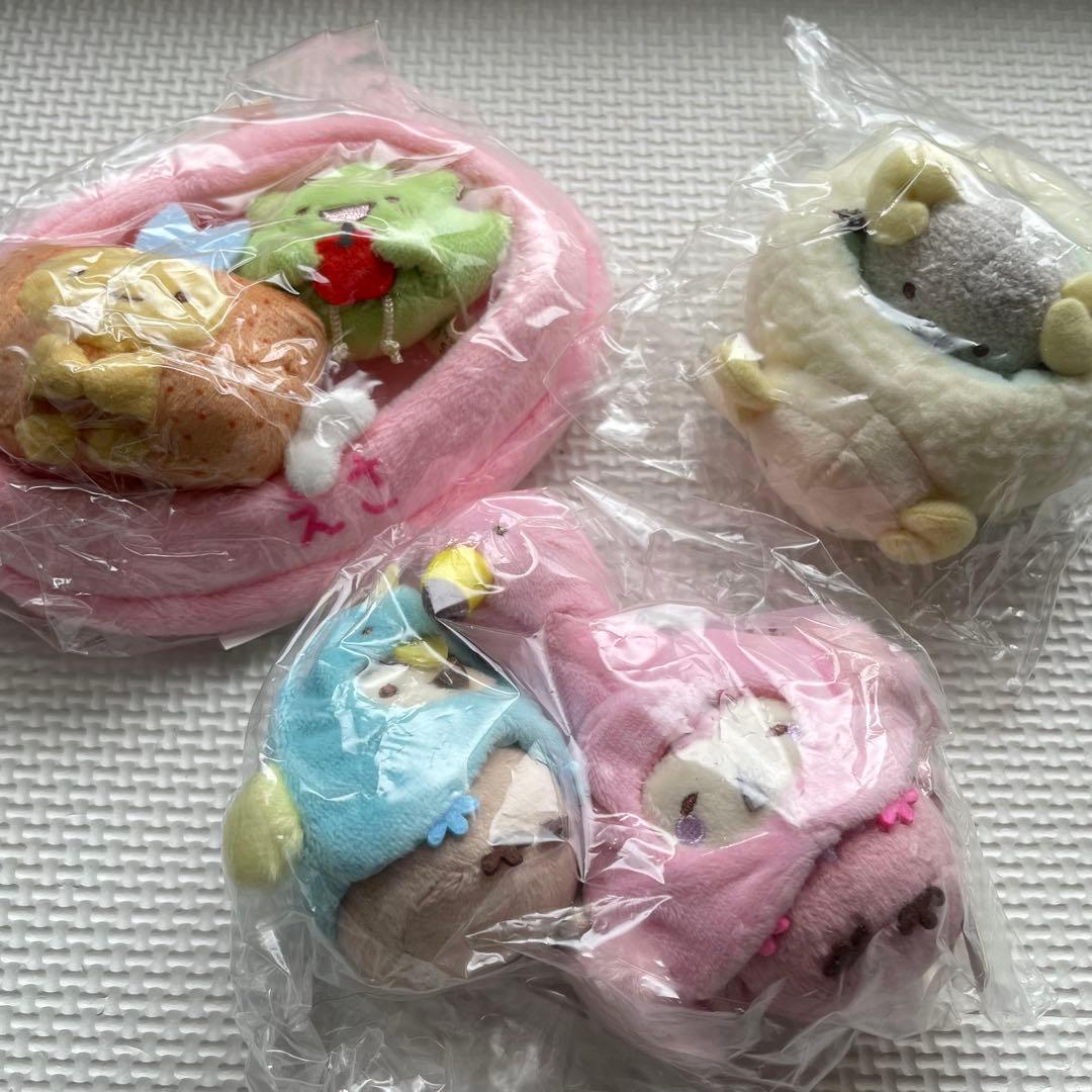 すみっコぐらし　てのりぬいぐるみ3点セット