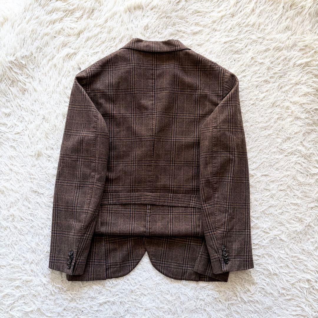 <美品>BOGLIOLI K.JACKET ブラウン ウール ジャケット 46