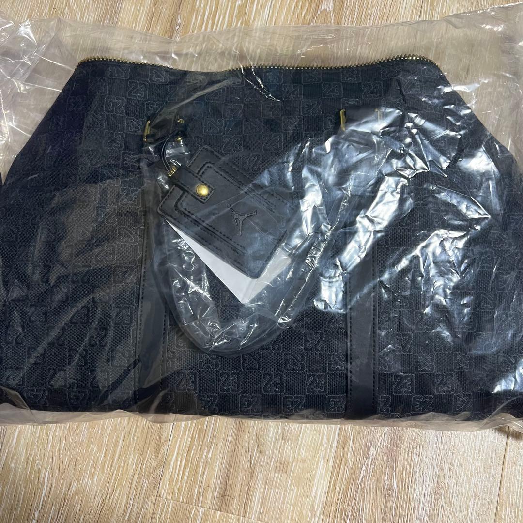JORDAN MONOGRAM DUFFLE BAG BLACK ダッフルバック