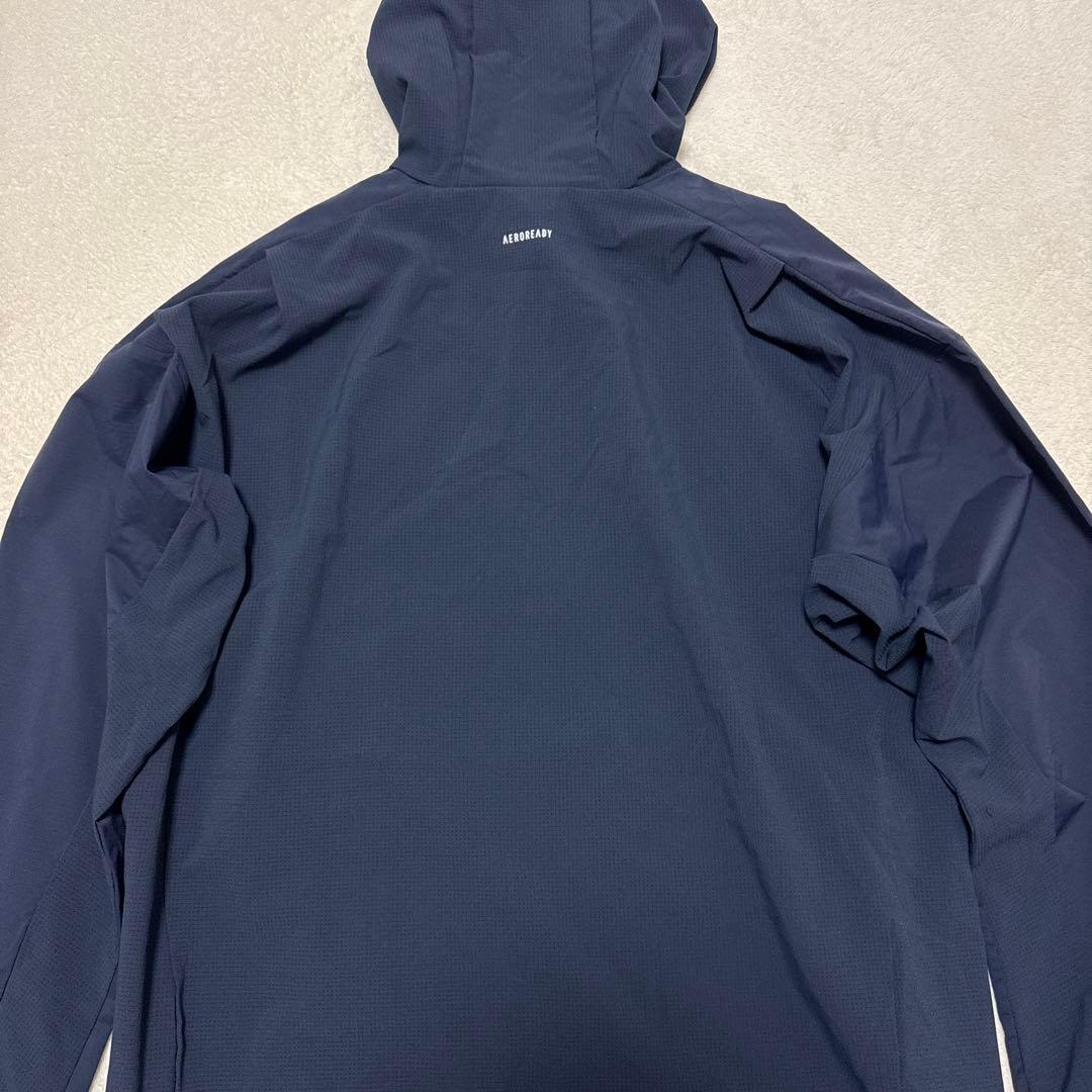 美品 アディダス ナイロンセットアップ ジャケット 2XL ウィンブレ 裏地付