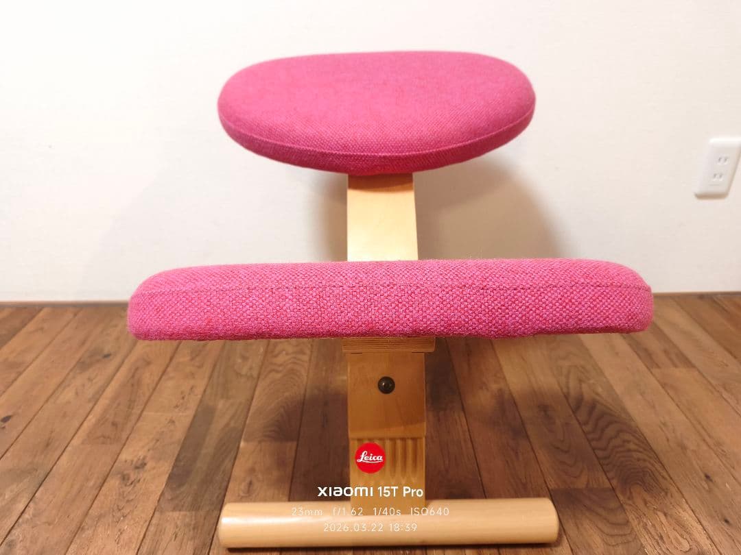 【極美品】バランスイージー Rybo リボ社 バランスチェア 姿勢改善 ピンク