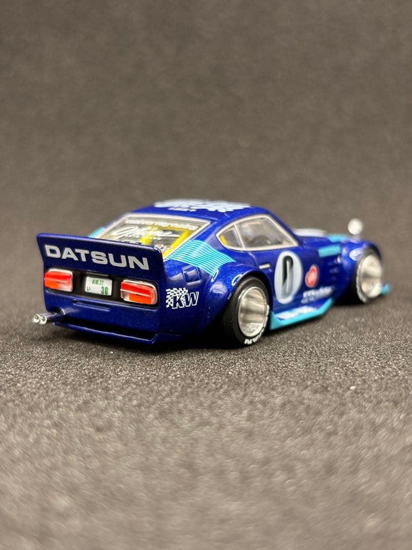 MINIGT 1/64 街道ハウス ダットサン フェアレディZ ブルー 箱無