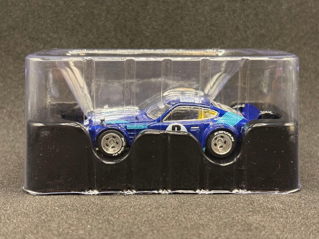 MINIGT 1/64 街道ハウス ダットサン フェアレディZ ブルー 箱無