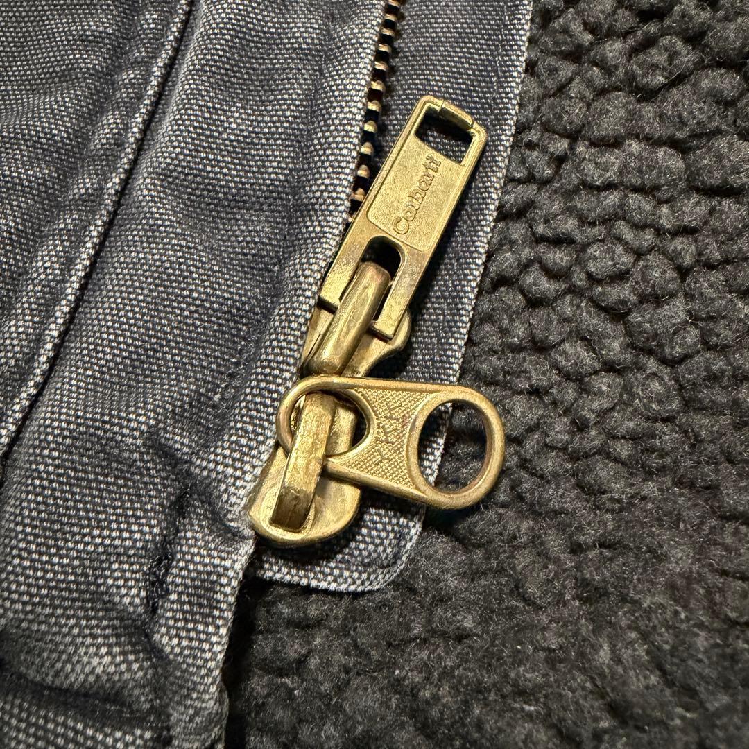 ぽ*ら様 【Carhartt】90s サンドストーンリッジコート ブラック フェ