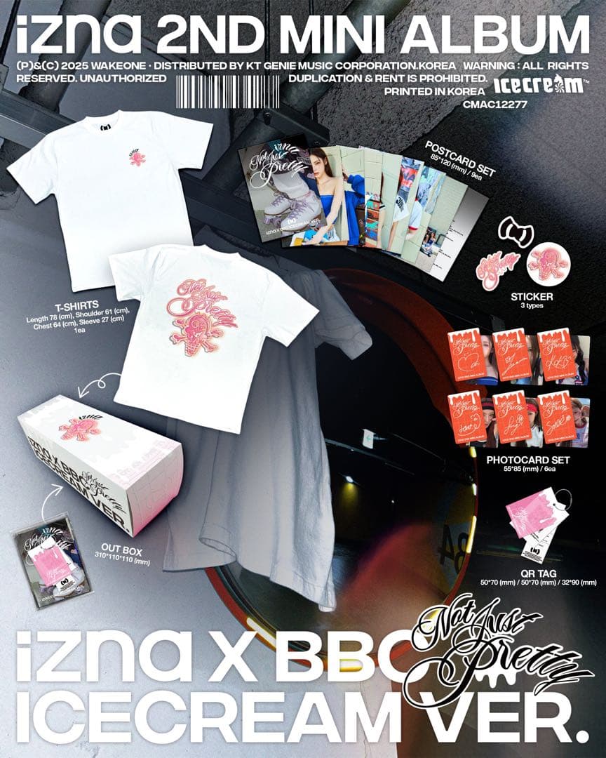 izna アルバム Not Just Pretty tシャツ 新品未開封