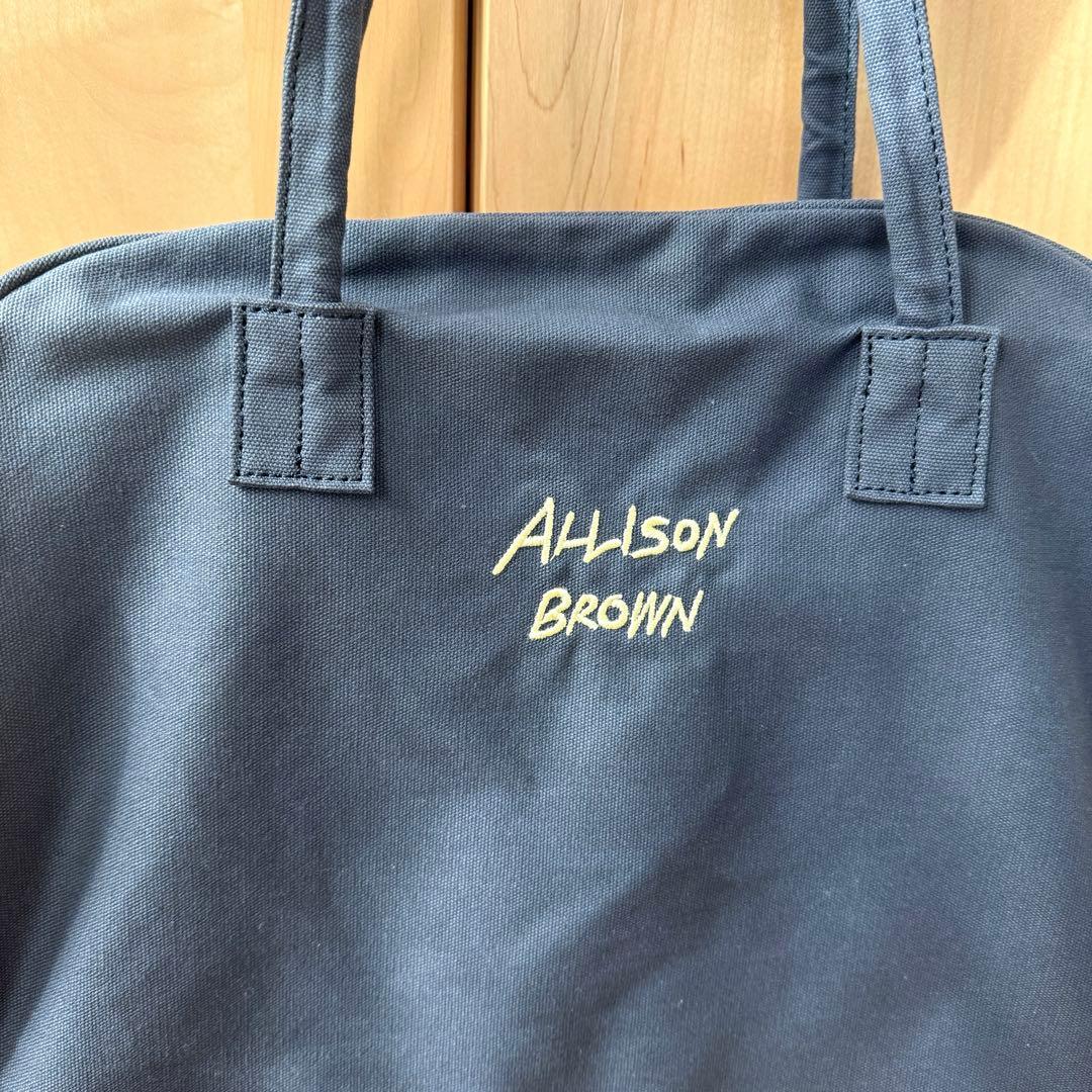 アリソンブラウン　Holiday Canvas Bag　ネイビー