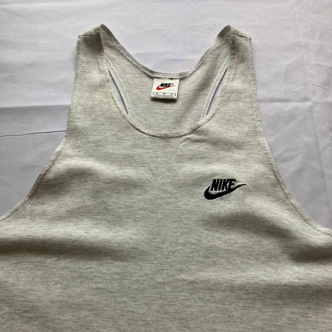 入手困難 90s NIKE vintage タンクトップ グレー 銀タグ 古着