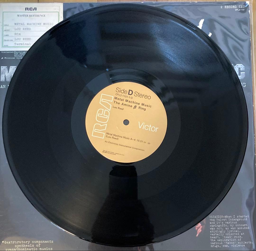 稀少USオリジナルメタルマシーンミュージックLou Reedルーリードレコード