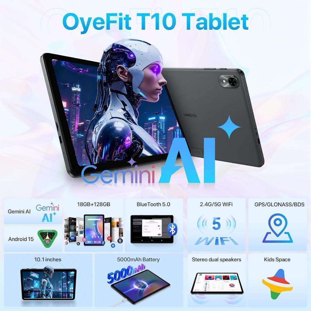 タブレット❤️Android 15 Gemini AI タブレット 10インチ