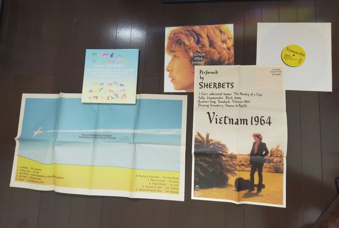 浅井健一「SHERBET street」とレコード 「Vietnam1964」