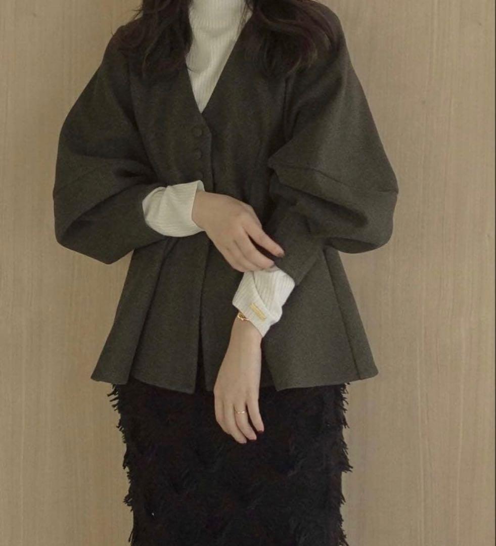 トップス Alumu. peplum button tops