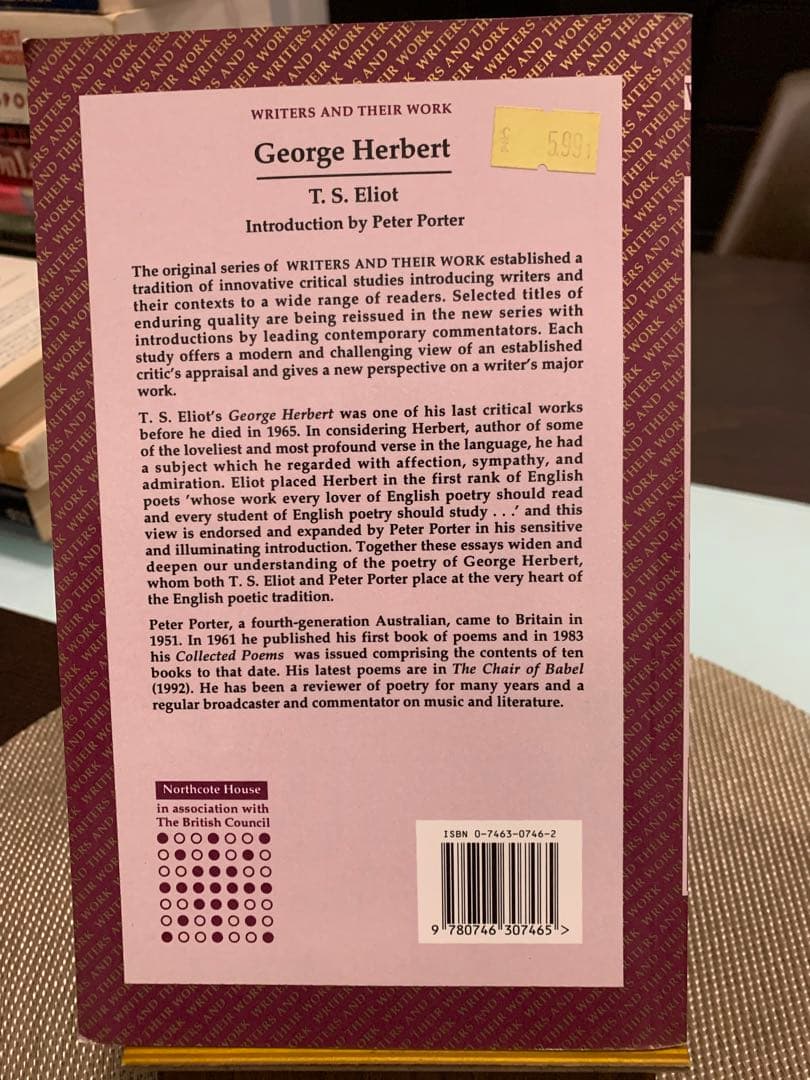 洋書 e Herbert T. S. Eliot