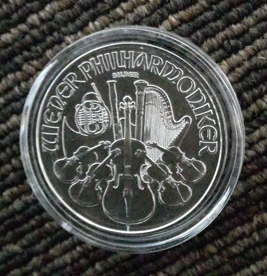 ウィーン銀貨1オンス2024年新品(純銀99.9%)