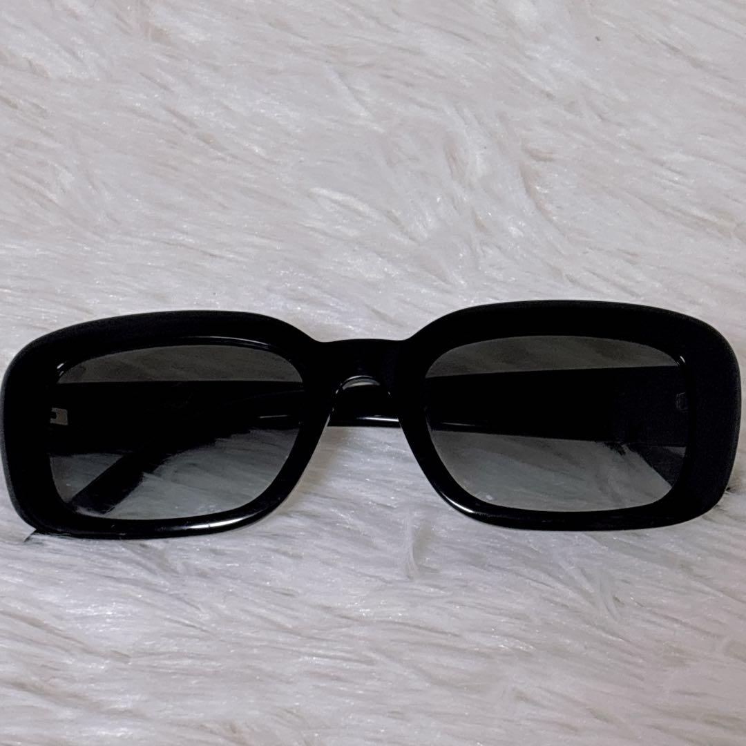 美品 ✨ YVES SAINT LAURENT サングラス 黒縁 YSL