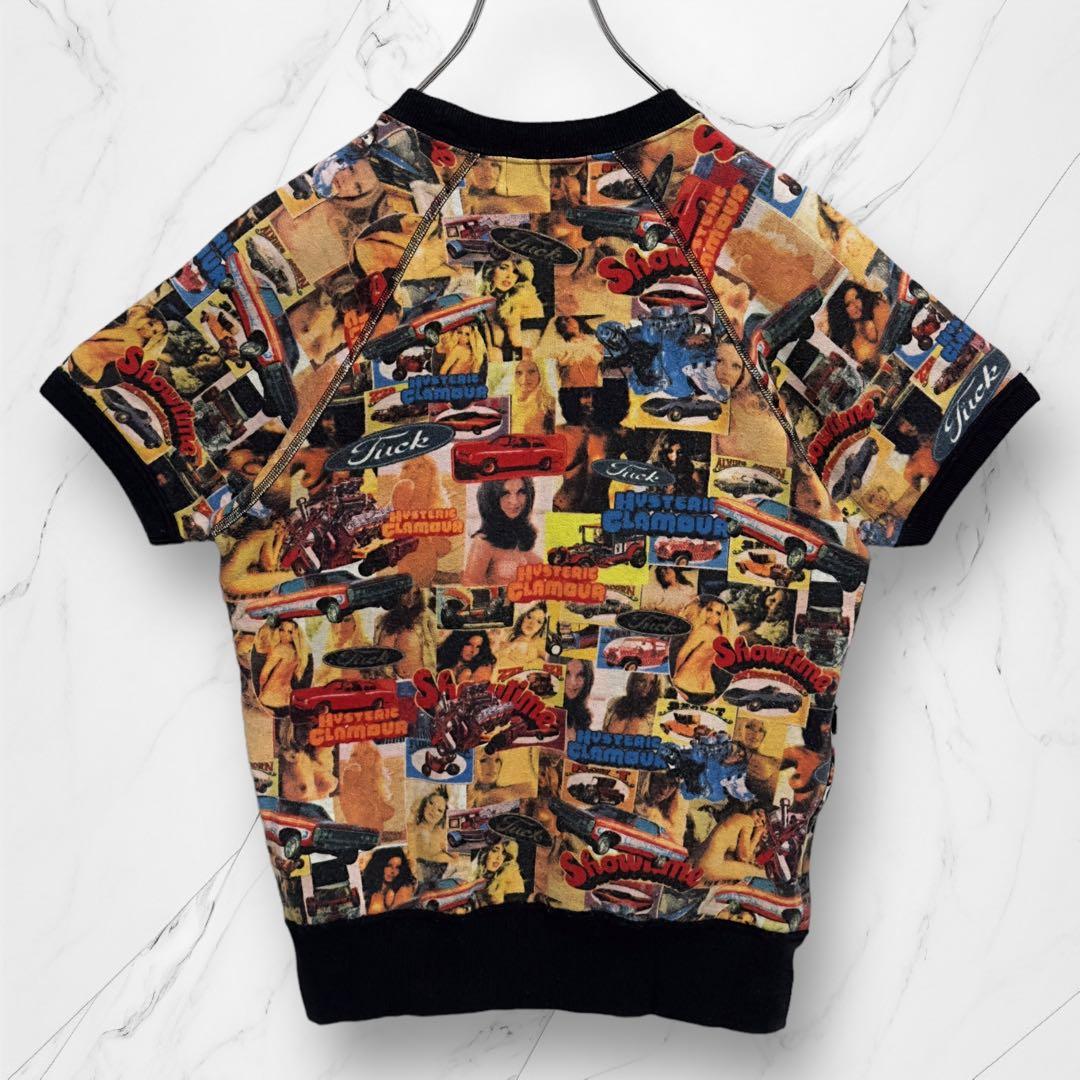 【入手困難☆90s】ヒステリックグラマー　リンガーTシャツ 裏起毛　Y2K