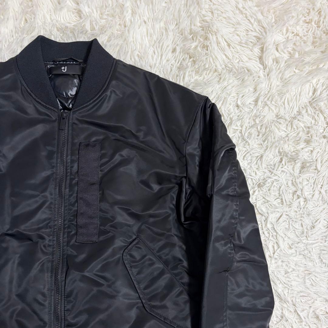 【極美品】UNIQLO +J ハイブリッドダウンオーバーサイズMA-1 Sサイズ