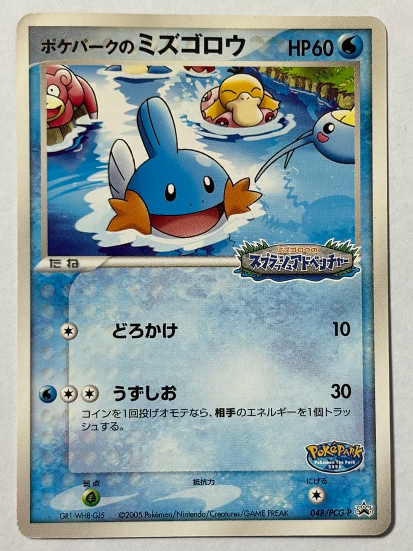 ポケパークのピカチュウ アチャモ ミズゴロウ など9枚セット ポケカ ファイル付