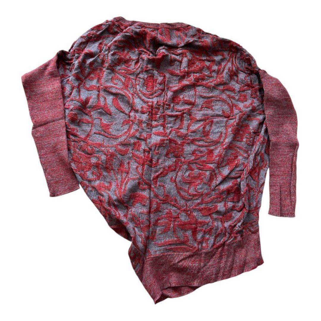 【個性派】viviennewestwood RED LABE変形カーディガン