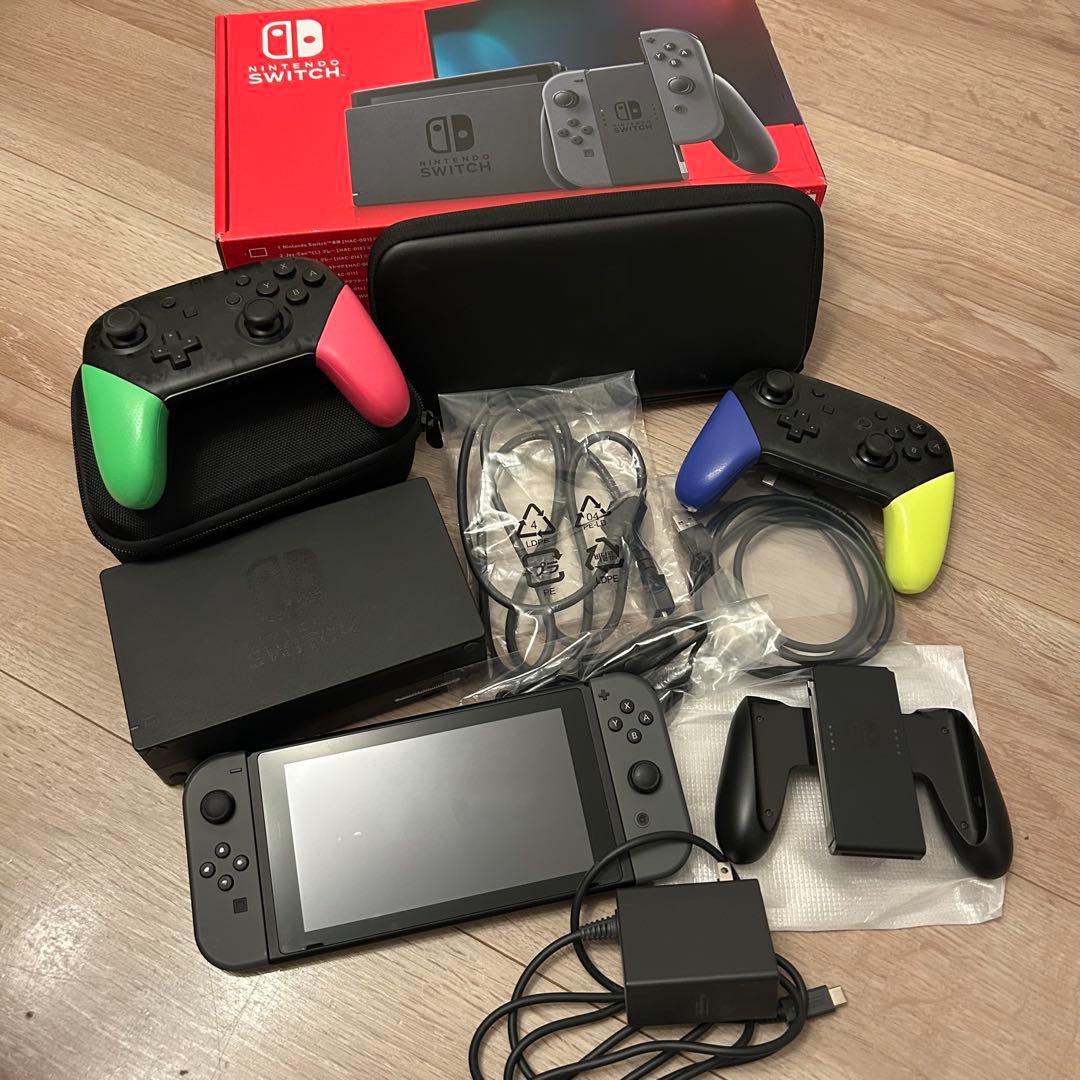 【美品】※新品備品もあり※ 任天堂　Nintendo Switch 本体　完品
