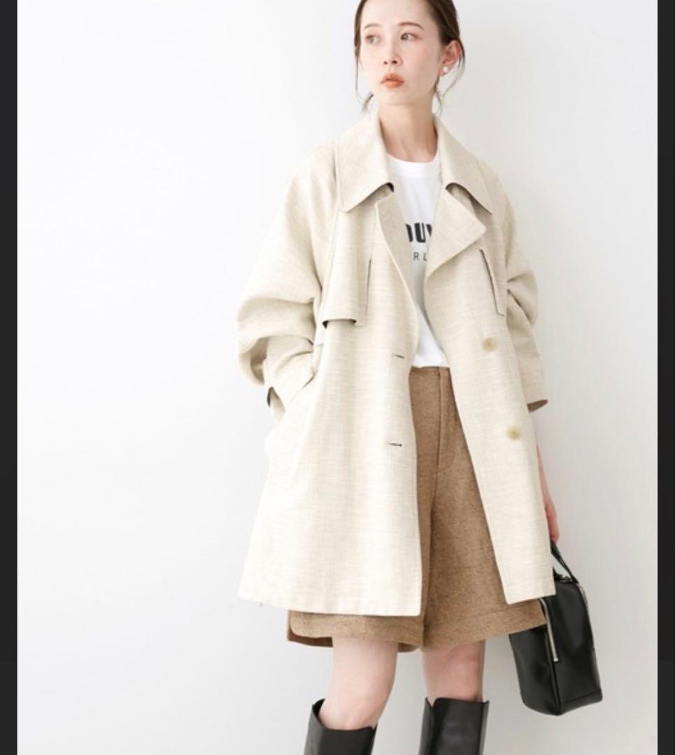 IENA イエナ　＆NAVY ボンディングオーバーラップコート38 春　トレンチ