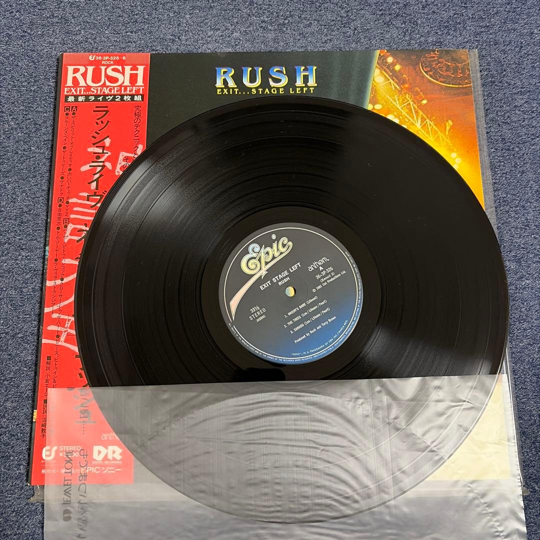 帯付・2LP RUSH / ラッシュ・ライヴ 神話大全 国内盤 美品