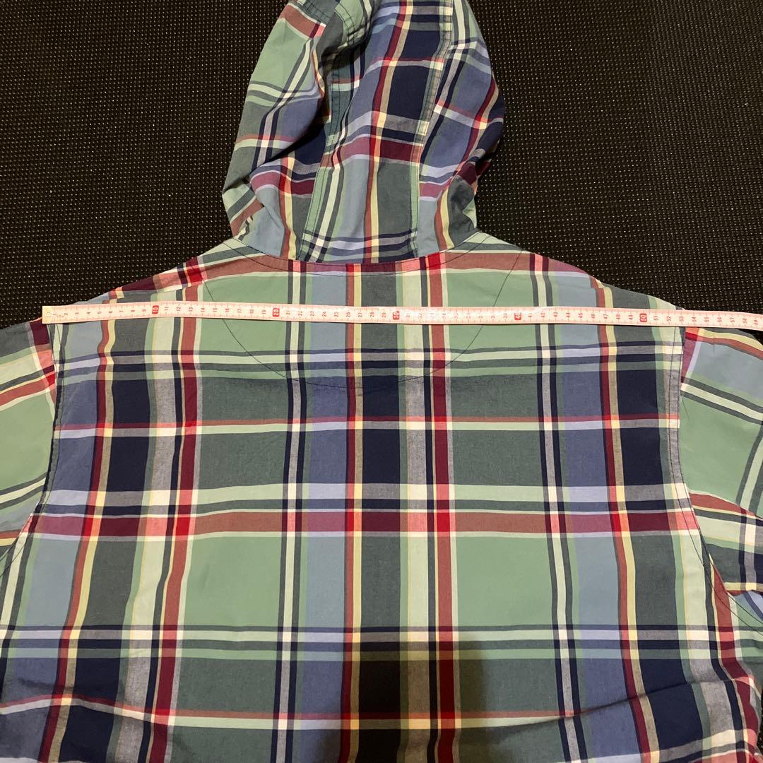 old eddie bauer /アノラックパーカー チェック プルオーバー