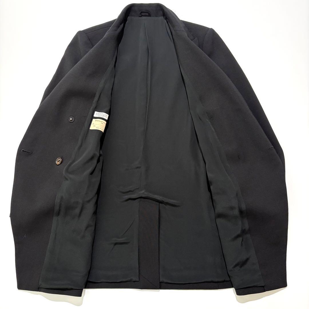 【美品】BRUNELLO CUCINELLI ジャケット ダブル モニーレ 黒