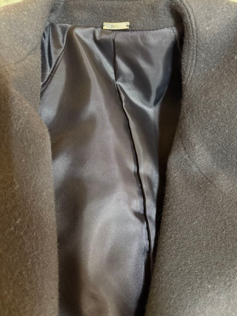 snidel ウロコカシミヤロングコート