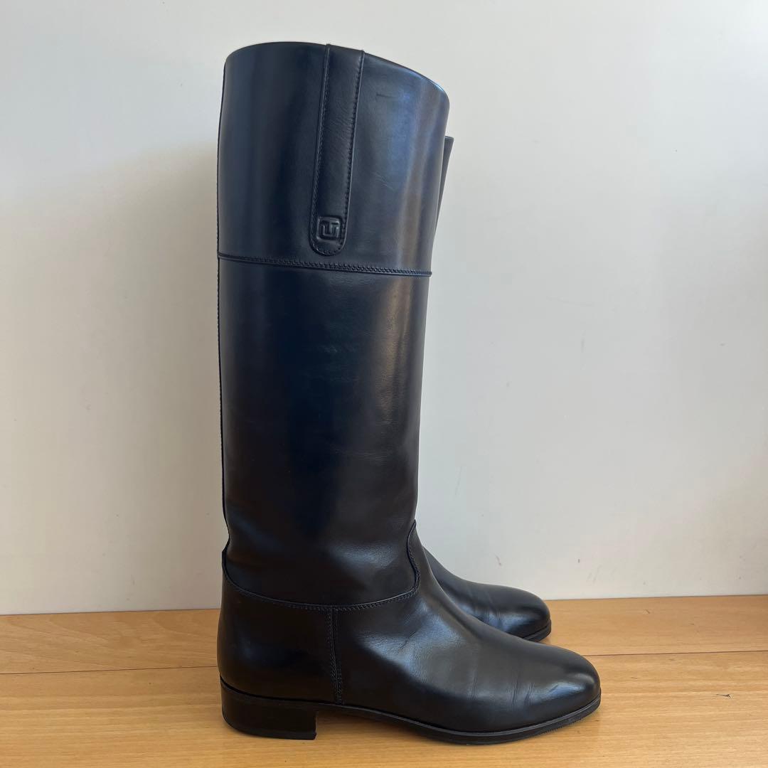 TANINO CRISCI タニノクリスチー ロングブーツ ブラック37 1/2
