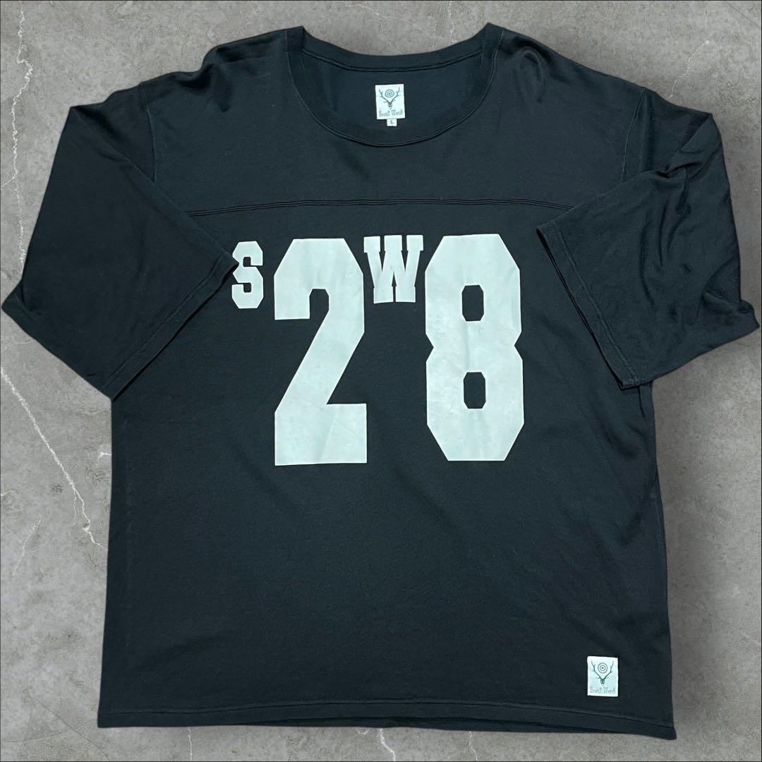 South2 West8 サウスツ フットボール 日本製 Tシャツ　ネペンテス