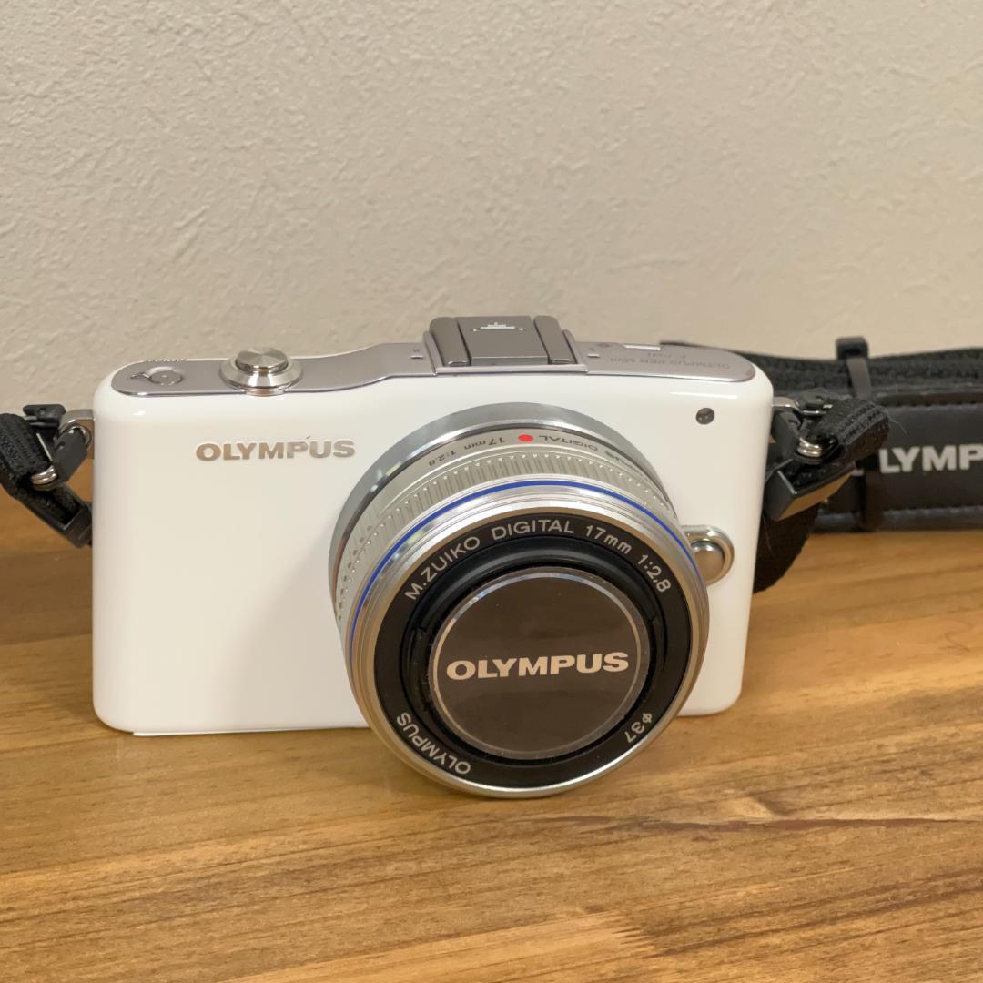 動作確認済 OLYMPUS E-PM1 ダブルレンズセット ミラーレス一眼