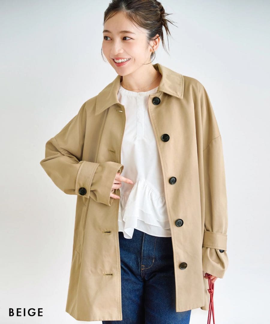 basement 2way Aライン トレンチコート 未使用 ベースメント