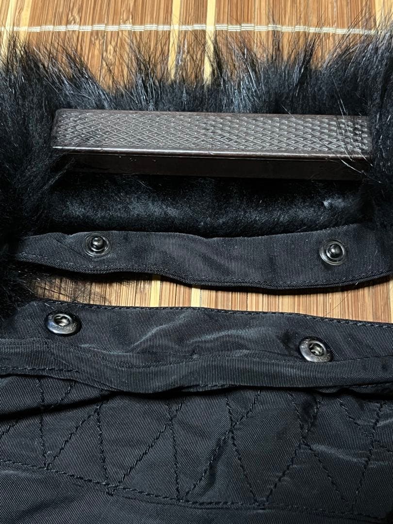 【極上品】BURBERRY 多機能 コート 黒 LL バーバリー モッズ